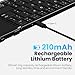 Blesid Foldable Bluetooth Keyboard with Number pad, Seamless, Ultra Light(8.3oz) Full Size Folding Wireless Keyboard with Numeric keypad, Windows, Mac OS, iOS, Android, Tablets, Laptops, PC