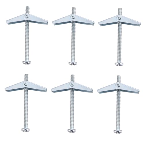 MUCKLILY Self-Drilling Anchors Screws 10pcs Carbon Steel Anchor Screws for Residential Wall Hanging