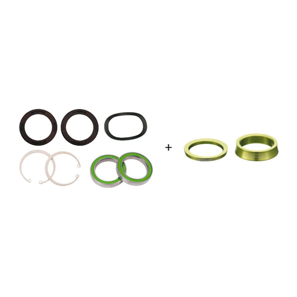 FSA BB30A Spacers 386 Evo EL213 BB30 BB Adapter - Green
