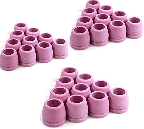 30pcs WSD-60 Slotted Shield Cap Cup for SG-55 AG-60 Plasma Cutting Torch Head