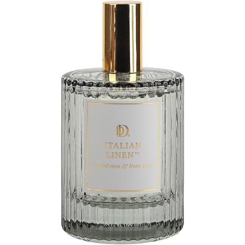 Darsee & David Room & Linen Sprays, 3.4 Ounces (Grey, Italian Linen)