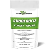 Knoblauch Extrakt - 280 - Garlic Kapseln, 1000mg Hochdosiert, geruchlos