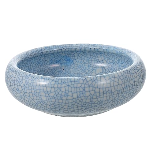 Lave pinceaux céramique bleu Uonlytech grand modèle pour peinture sumi et aquarelle