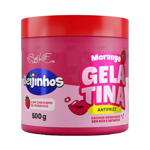 Belkit – Gelatina Capilar Antifrizz Beijinhos Morango 500g
