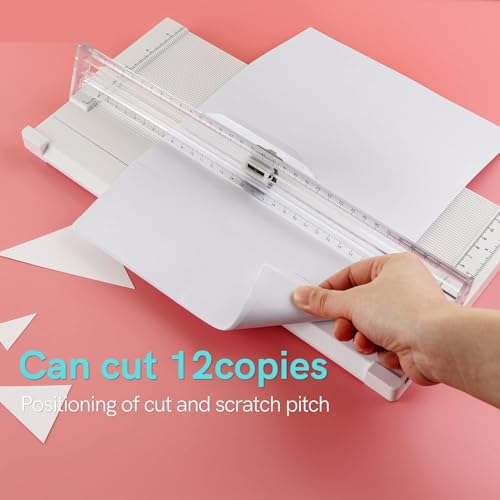 Image of KRYTONEFoldable Multipurpose 12 x 12 Inch Scoring Board for Scrapbooking, Art & Craft, Paper Trimming Etc