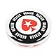 POKERSTARS – Klassischer Dealer-Button – 68 mm großer Pokertischmarker aus Acryl mit kultigem Pik-Logo – Robuster 20 mm Dicker Chip für Pokerspiele – Offizielles Pokerzubehör für Spieler und Fans