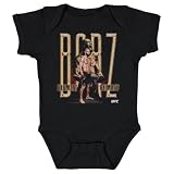 500 LEVEL Khamzat Chimaev Borz Dual One-Piece Infant Bodysuit (Black, 6M)