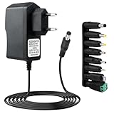 Design compact léger ergonomique: Forme compacte et poids léger, cet adaptateur secteur ne prend pas de place sur votre bureau, dans votre salon ou votre sac à dos pour un transport facile. Son encombrement réduit associe à la longeur du cordon de 1m offre une grande liberté de positionnement, parfait pour un usage fixe à la maison/bureau ou mobile lors de déplacements, adapté aux voyageurs et aux utilisateurs nomades.