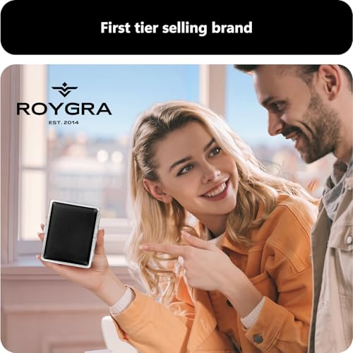 roygra Cigarette Case for Regular, King, Size 100, PU Leather 20 Capacity - Set of 2