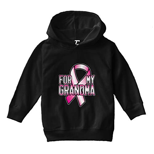 Tcombo for My Grandma - Breast Cancer Ribbon Toddler/Youth Fleece Hoodie - Main Image