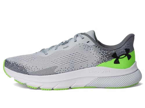 Under Armour Men's HOVR Turbulence 2 Sneaker, Mod Gray/Hyper Green/Black, 124