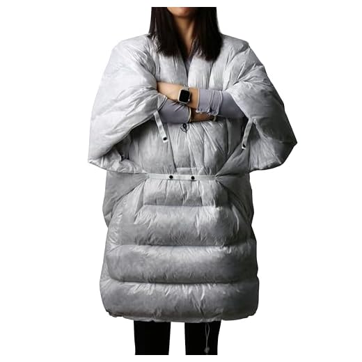 AEGISMAX Wind Hard Tiny 2 Degree 800FP Wearable Goose Down Sleeping Bag Ultralight Down Sleeping Bag for Backpacking and Camping for Men & Women