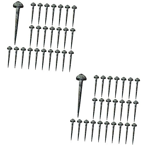 ibasenice 2sets Horse Tools Equipment Iron Horseshoe Nails Portable Hoof Nippers Small Horse Equipment for Lovers 50pcs*2