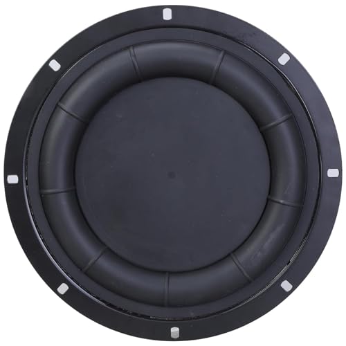 Grtheenumb Diafragma de subwoofer|Subwoofer de 8 Pulgadas, radiador pasivo de Altavoz Redondo de Goma con Tornillos para entusiastas de la música