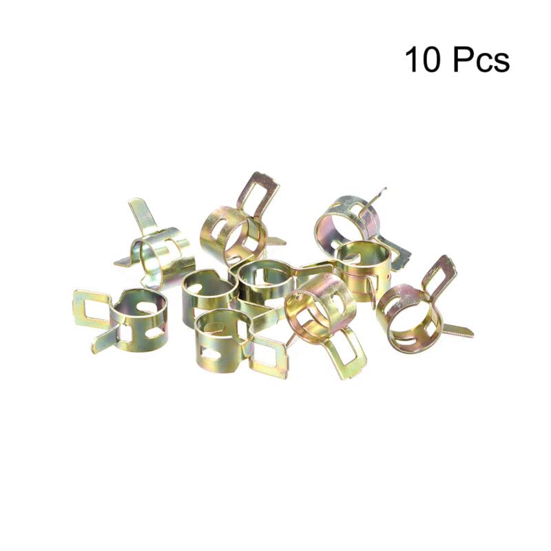 Tool parts 9mm 11/32inch Silicone Vaccuunn Hose Pipe Clamp Low Pressure Air Clip Clamp 10pcs