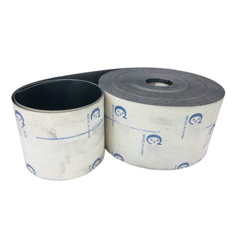 Miniatura 2 de Cinta de lubricación para lijadora de tela de grafito y carbono, abrasiva, resistente al calor, almohadilla de grafito (ancho 11.811 in)