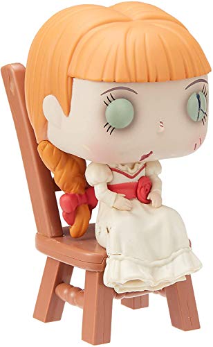 Funko Pop Annabelle en silla con protector coleccionismo terror The Conjuring 4
