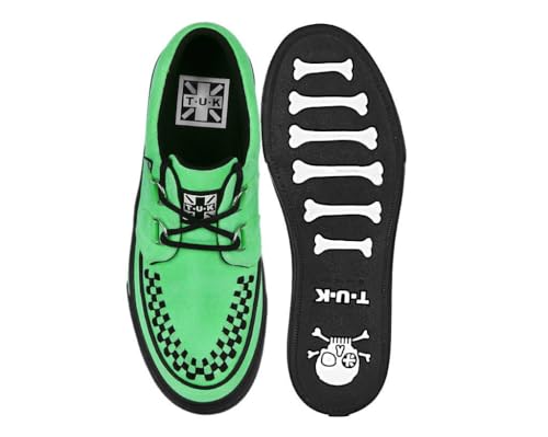 Image of TUK Suede Creeper Sneaker Shoes for Women and Men, D Ring Lace Up Shoes