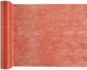 Sachet De 50 Sets De Table Ronds Unis Terracotta Santex - Pour Mariage, Événements, Repas
