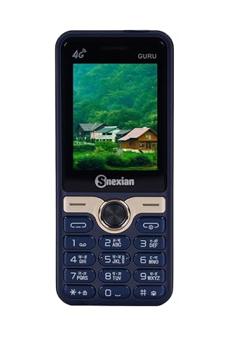 Image of Snexian All-New GURU GT 4G Working Dual Sim | Keypad Mobile | 2.4 inch Display | YouTube Working | Voice Changer | BT Dialer | Call Recording | Long Lasting Battery | FM | Camera | Feature Phone | Blue