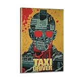Taxi Driver 1976 Film-Leinwand, Wandkunst, Dekoration, 