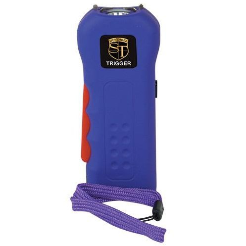 Safety Technology 18 Million Volt Rechargeable Trigger STUN Gun (Purple)
