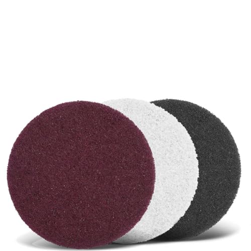 MENZER Fleece vellones abrasivos, 225 mm, p. Lijadoras de pared (10 pz.), ultrafino (aprox. G 600)