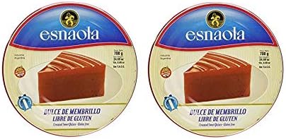 Dulce de Membrillo 700 grs. - 2 Pack. Gluten Free / Creamed Sweet Quince 1.8 lb. - 2 Pack.