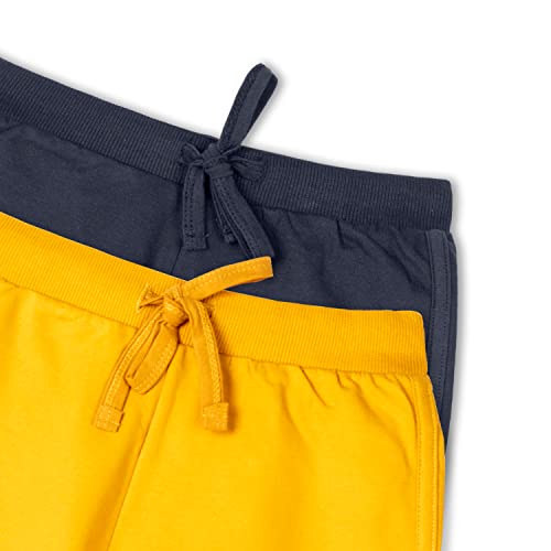 Image of Real Basics Premium Cotton Printed Shorts for Girls (Pack of 2)