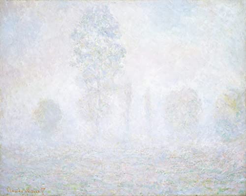 Toile Claude Monet brume matinale décoration murale pour transformer vos murs vides