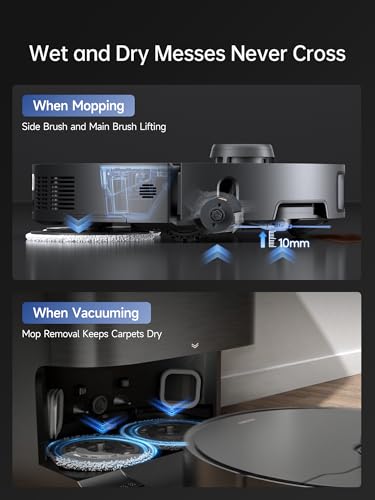 Dreame X40 Ultra Robotic Vacuum: 12,000Pa Suction, Self-Cleaning Mop, Auto-Empty & Refill