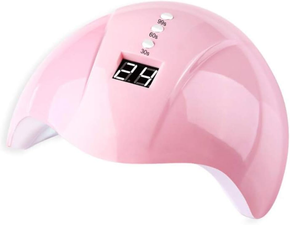 ZYLE Nail Phototherapy Machine Nail Lamp, High Power Nail Tool, Two Colors Optional Nail Whitening (Color : Pink) : Beauty & Personal Care