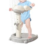 Lpoppcx Supporto Per La Doccia Per Bambini | Supporto Regolabile - Pedana Antiscivolo Per Bimbi In Piedi Sotto La Doccia,Per Hotel Viaggi Appartamento Vasca Da Bagno Casa Ragazze E