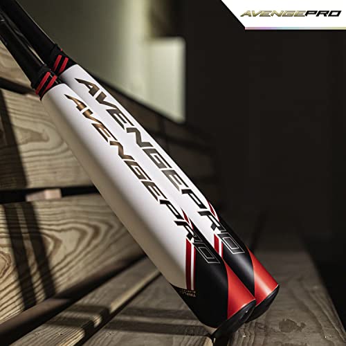 Axe Bat 2022 Avenge Pro (-5, 2-5/8") USSSA Baseball Bat, 2-Piece Composite, White/Black/Red (31" / 26 oz.) by Axe - Image 7