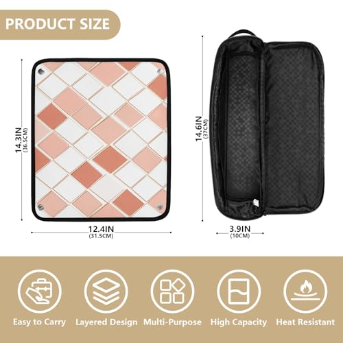 Bolsa de viaje para herramientas de cabello 2 en 1 miniatura 4