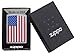 Zippo Patriotic Street Chrome Pocket Lighter