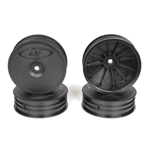 Slim Speedline Buggy Wheels, Front, Black (4)