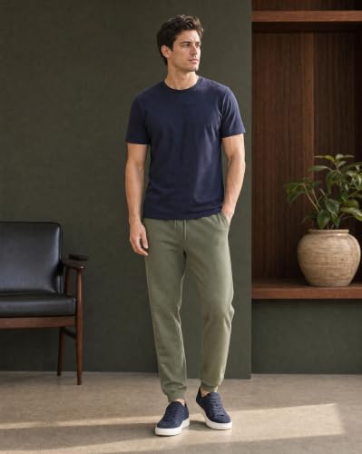 Image of Nobero Joggers for Men | Trackpants for Men | Regular Fit | Elasticated Waist with Drawcord | Soft & Breathable Fabric | Casual Everyday Wear
