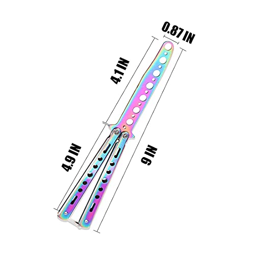 Kalopezy 3 Pack Butterfly Csgo Game Equipment For Practice, Durable Stainless Steel Set Of 3 Color #TOP2
