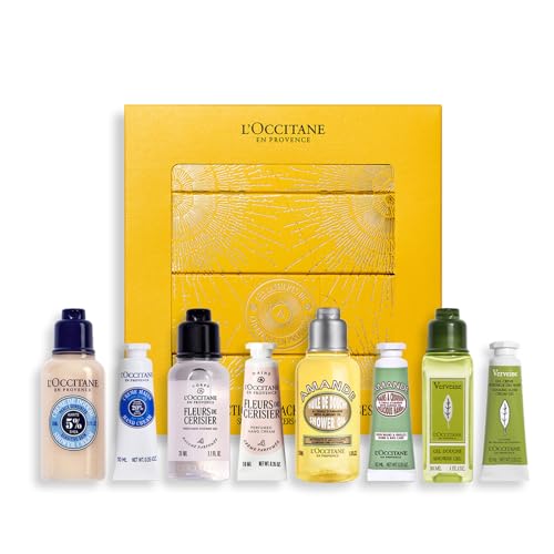 L'OCCITANE, Estuche con 4 crackers de Navidad, Karité, Flor de...