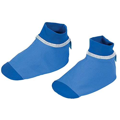 Sun Smarties Boys UPF 50+ Non-Skid Sand and Water Beach Socks Large Light Blue2