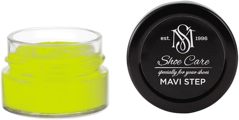 Suede & Nubuck Cream - NCS S 0575-G60Y Lemon Lime - Color Renovator & Suede Conditioner for Velvet Texture by MAVI STEP - 1.70 fl oz / 50 ml