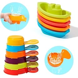AMCHSURI Baby Bath Toys for Kids Ages 1-3 Mold Free Bath Toys for Toddler 2-4 Bathtub Sand Beach Pool Water Toys with Tub Toys for Babies 12 18 Months, 11Pack