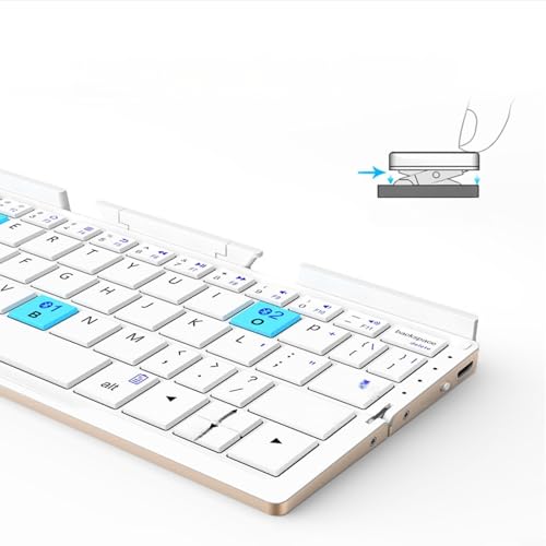 Teclado plegable con 50h de batería y diseño portátil ultra delgado 3