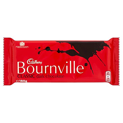 Cadburys Bournville Dark Chocolate - 180g - Pack of 2 (180g x 2 Bars)