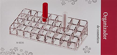 Porta Batom e Organizador de Maquiagem de 36 Lugares