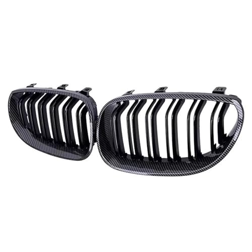 Pare-Chocs Avant BMW Série 5 E60 E61 M5 325i calandre double noir mat 2004-2009 - 6