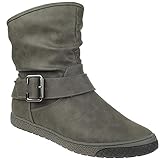  Indigo Halbstiefel Fashion gefüttert Slam-Tex Membran in 2 Farben Gr.36-41 grautöne EUR 39