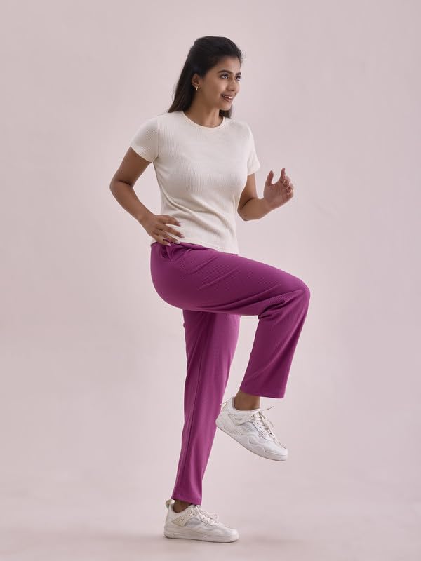 Image of GO Colors Women Rib Pant