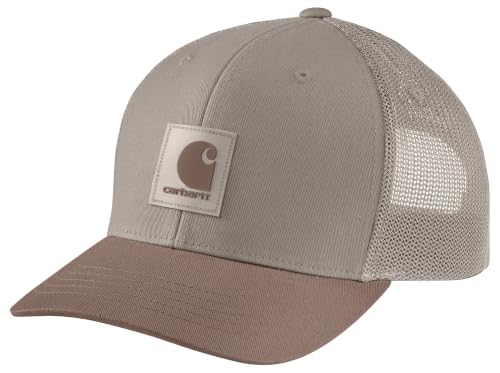 Image of Carhartt Men's Rugged Flex Twill Mesh-Back Logo Patch Cap